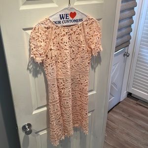 Light pink cocktail dress